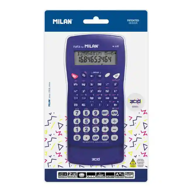 Calculator MILAN Blue stiintific 228 functii 159005BBL
