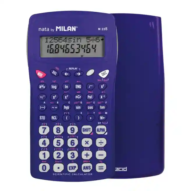 Calculator MILAN Blue stiintific 228 functii 159005BBL