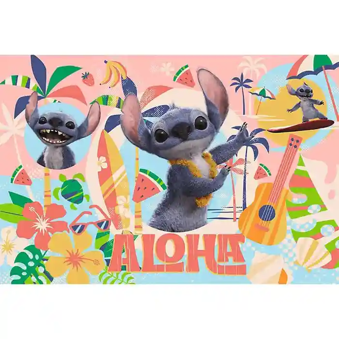 TF Пазлы "100" Stitch and friends in action / Disney Stitch The Movie, код 61812