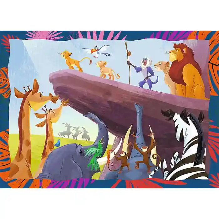 TF Пазлы "4in1" - Brave Lion King / Disney Lion King, код 61827