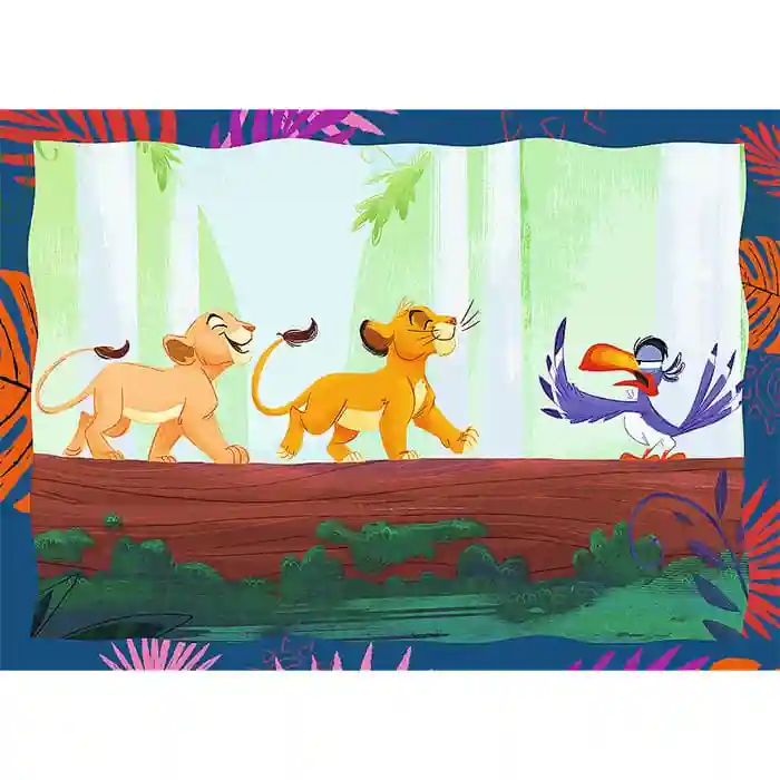TF Пазлы "4in1" - Brave Lion King / Disney Lion King, код 61827