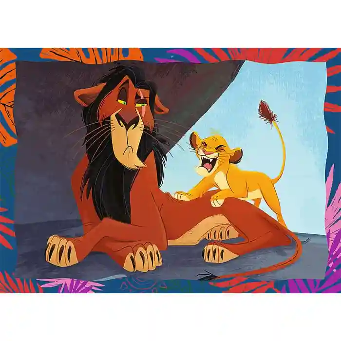 TF Пазлы "4in1" - Brave Lion King / Disney Lion King, код 61827