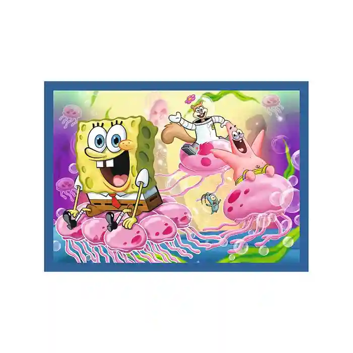 TF Puzzle "4in1" - SpongeBobs underwater life / SpongeBob, cod 61830
