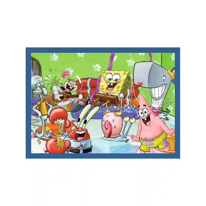 TF Puzzle "4in1" - SpongeBobs underwater life / SpongeBob, cod 61830