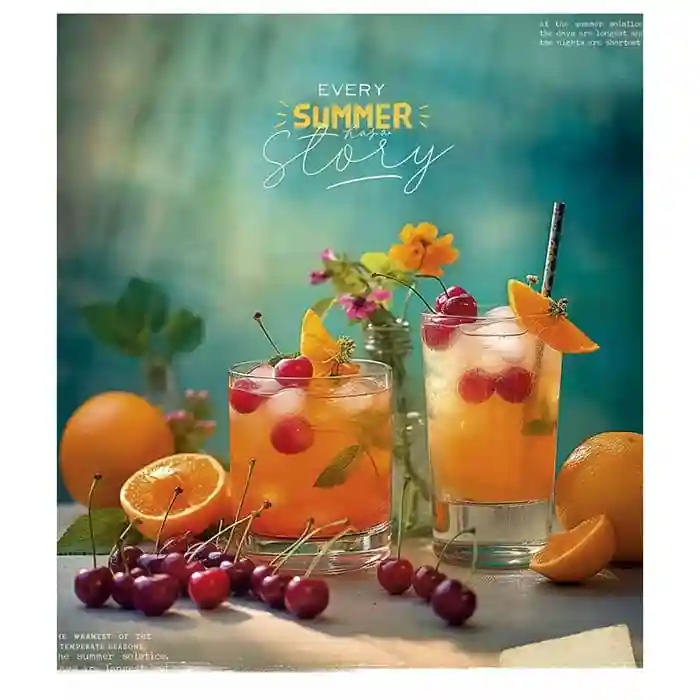 Caiet 96 foi pătrățele Shkolyarik 3401 Summer stories