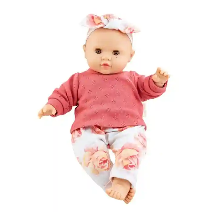 Păpușă Noel în salopetă 36 cm, cod 61731