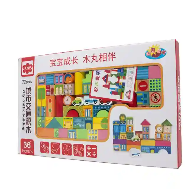 Деревянный Конструткор City Blocks, код 188132