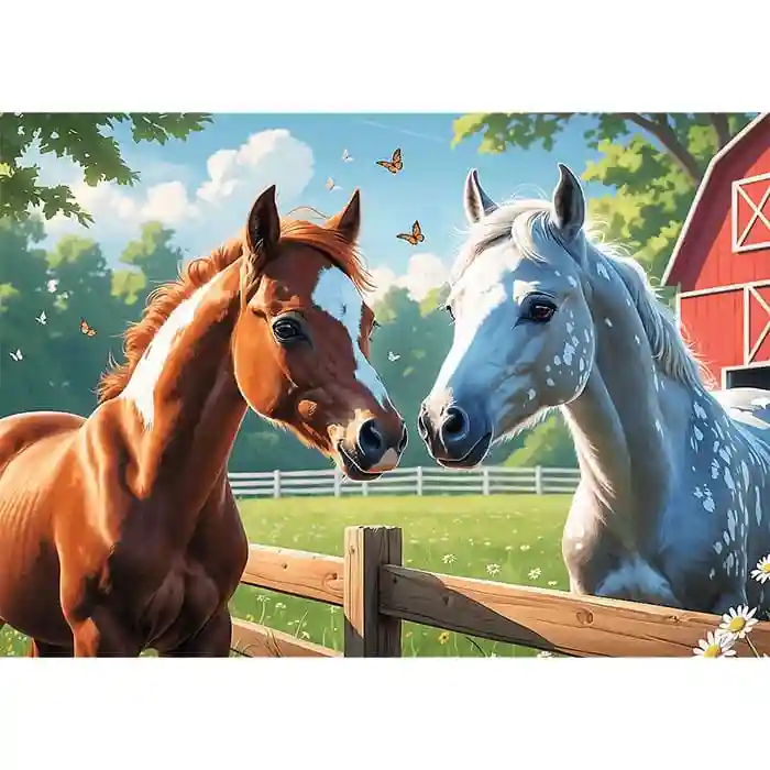 TF Puzzle "200” Cai pe câmpie, cod 61795