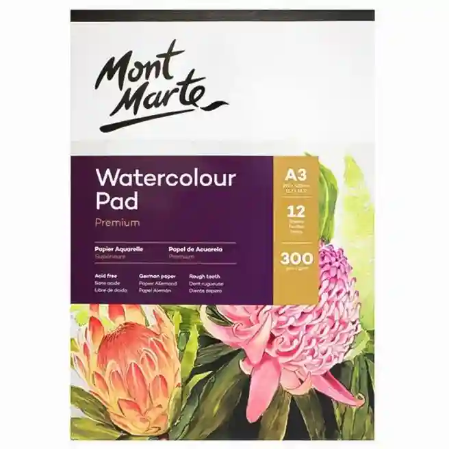 Album de schițe Watercolour Pad A3, 12 foi