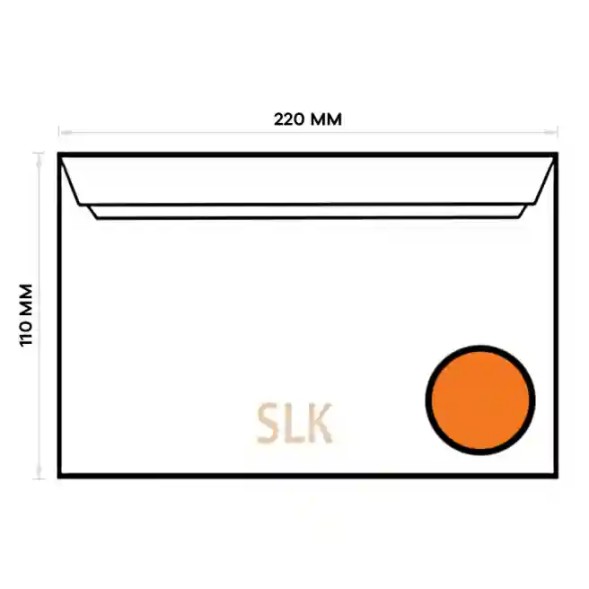 Plic DL SLK, (110*220), color, orange intens