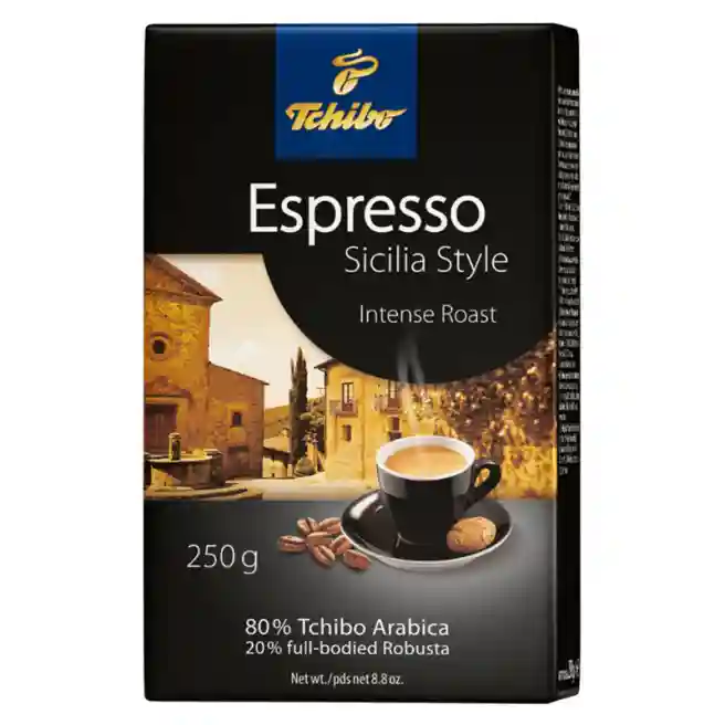Cafea macinată "Tchibo Sicilia Style", ambalaj moale, 250 gr.