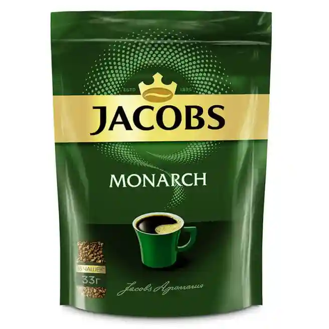 Cafea solubilă "Jacobs MONARCH", ambalaj moale, 33 gr.
