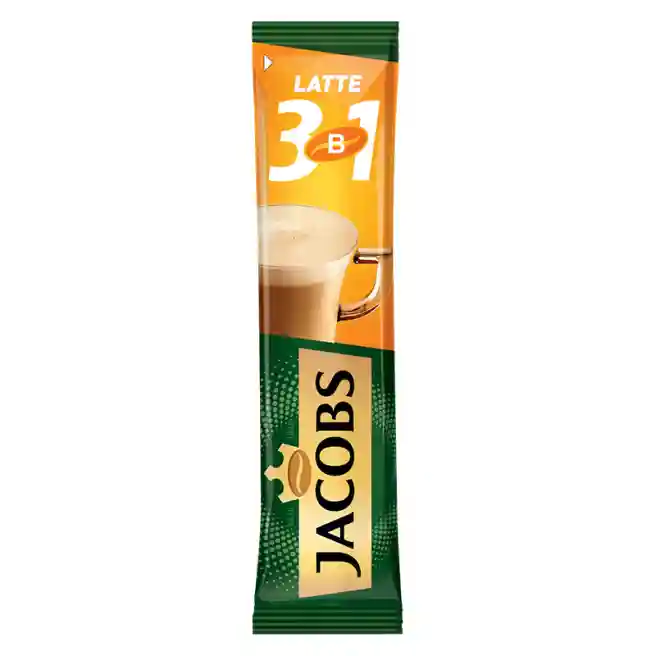 Кофе растворимый Jacobs "LATTE", 3 в 1, 24 стик.