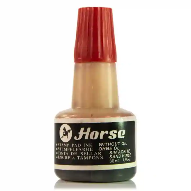 Tuș pentru ștampile Horse, roșu