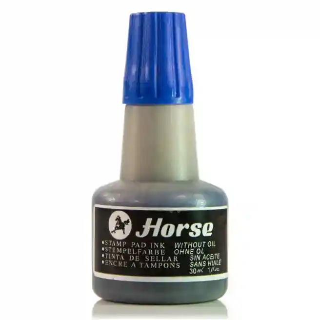 Tuș pentru ștampile Horse, 30 ml, albastru