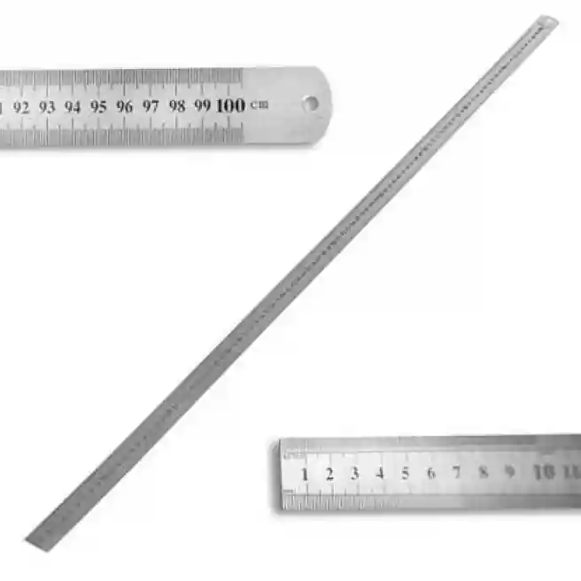 Riglă din metal, 1 m