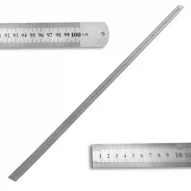 Riglă din metal, 1 m