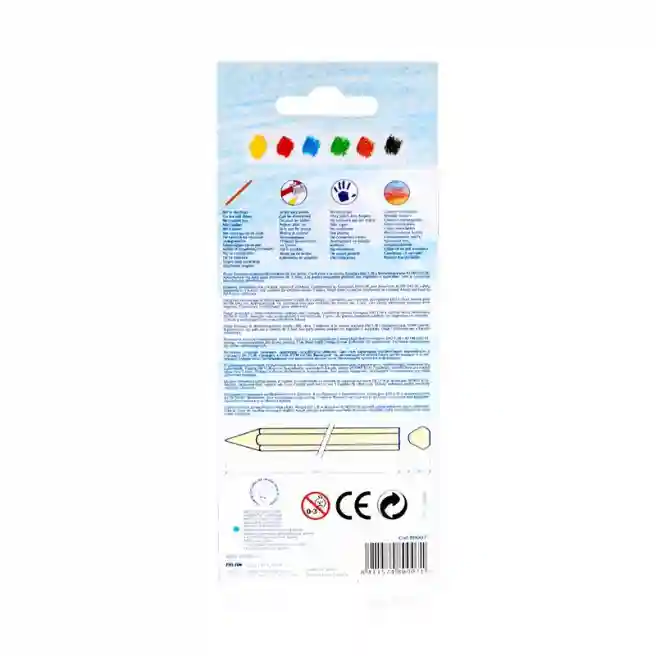 Creioane pastel Milan MILAN, 6 culori, art.022T06