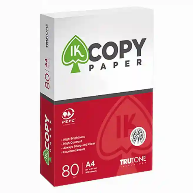 Hârtie pentru birou IK Copy A4 (80g/m2, 500 foi) clasa A
