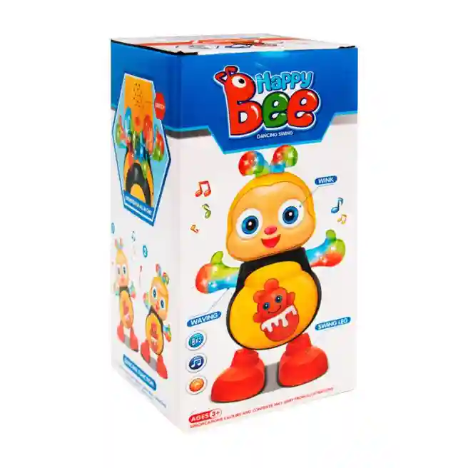 Jucărie muzicala "Happy Bee"cu lumina, cod 74006