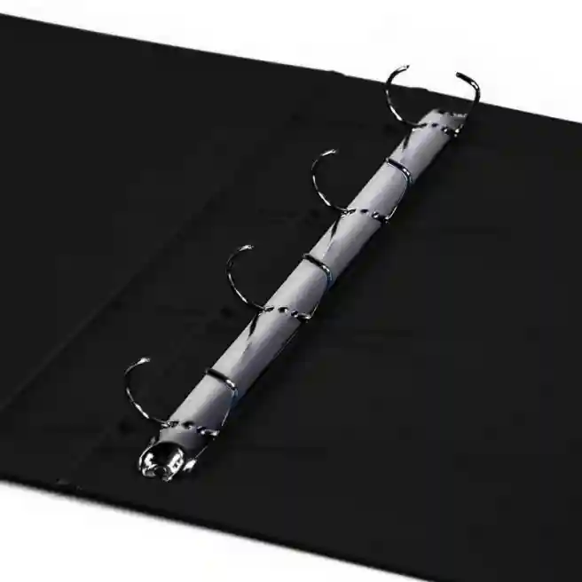 Biblioraft A4/4D/35mm, OfficeLine, PVC, negru