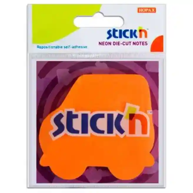 Bloc de hârtie pentru notițe "mașină" STICKn, 70x70, 50 file