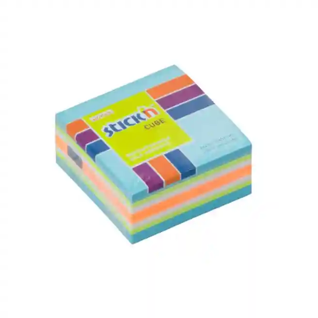 Hârtie pentru notițe 51x51mm, 250 foi STICKN pastel + neon asorti
