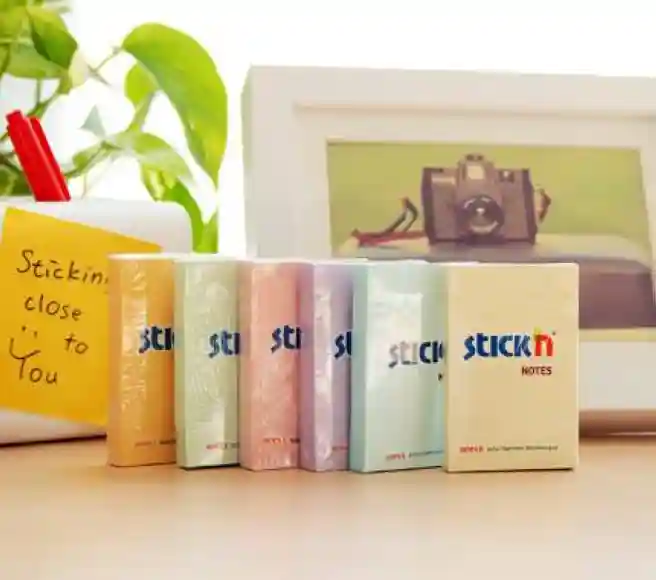 Блок для заметок 76x51/100л, STICK`N зеленый