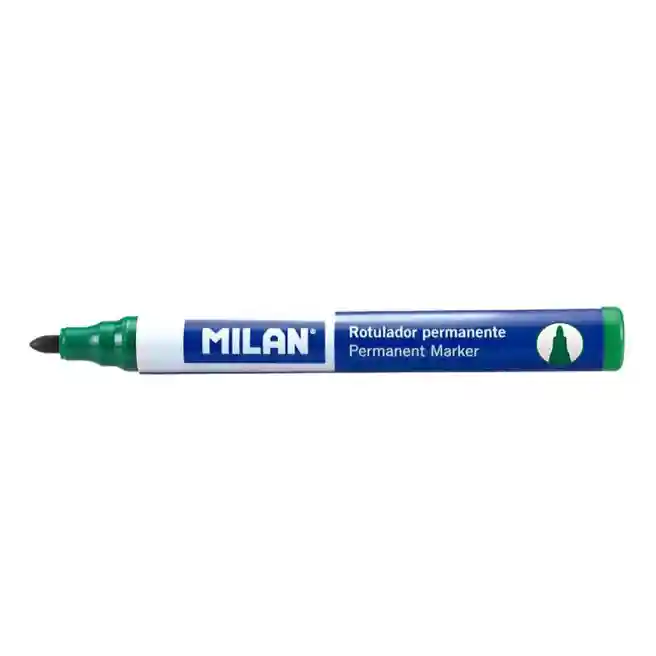 Marker permanent MILAN, verde, (per bucată)