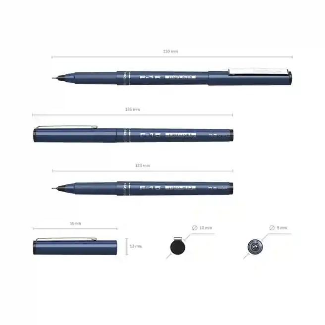 Ручка капиллярная ErichKrause Fineliner F-15, 0.6 мм, черный