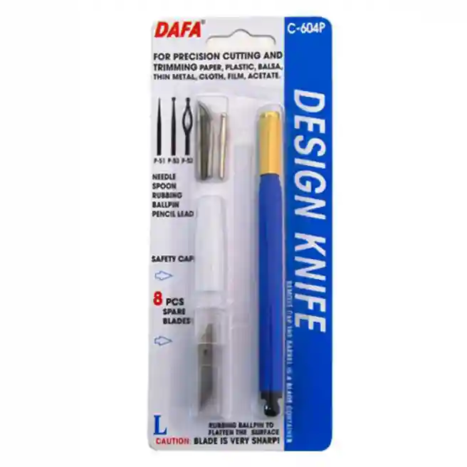 Cuțit de machet C-604P + 8 lame de schimb