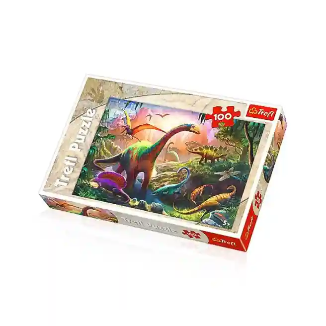 TF Puzzle "100" - "Dinosaurs land",  cod 40204