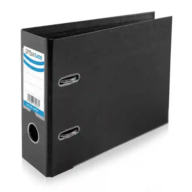 Biblioraft bancar A5 OfficeLine orizontal, NEGRU