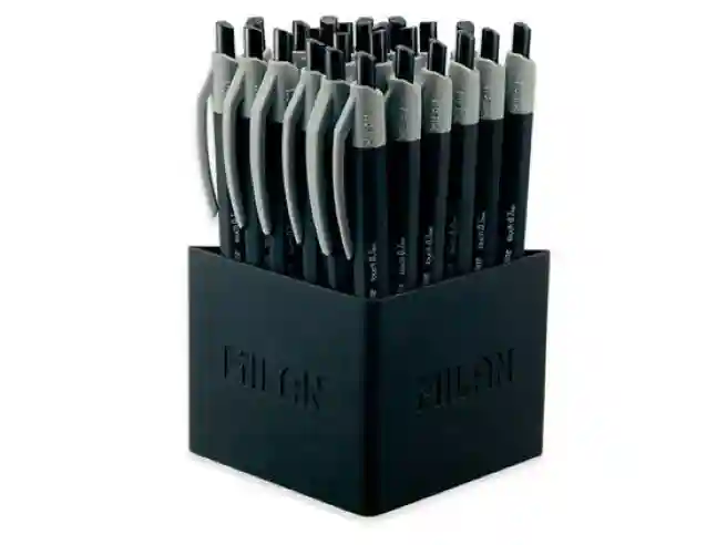 Pix cu bila cu buton MILAN "Fine Line", neagra