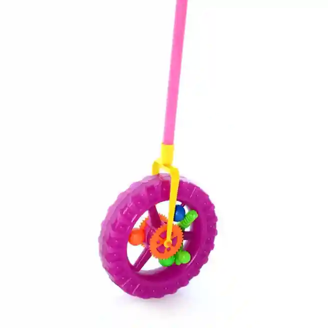 Jucarie trage-impinge "Roata" 20" (violet), cod 85307
