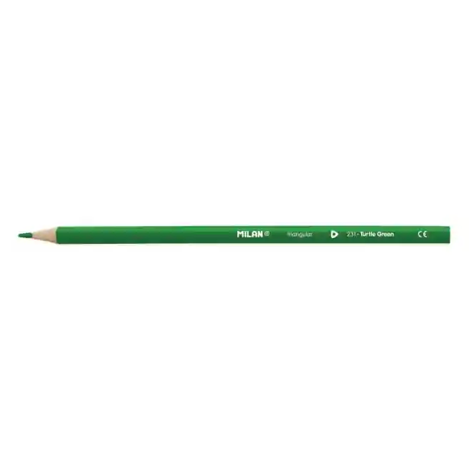 Creion colorat MILAN, triunghiular,verde 0722316112