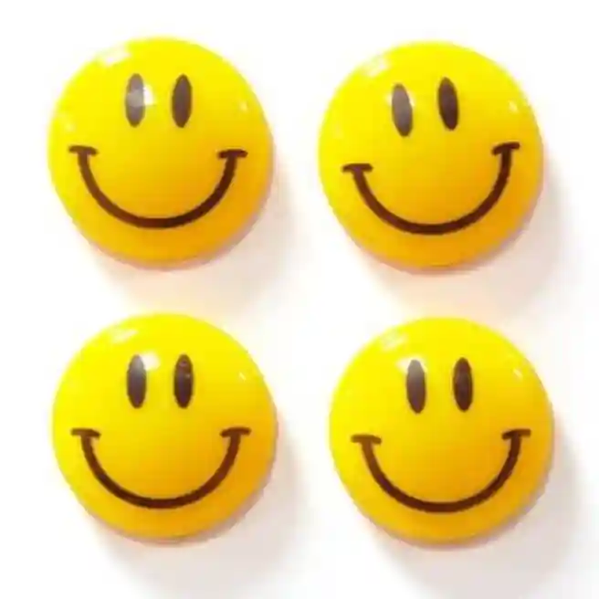 Комплект круглых магнитов для доски "Smile", желтые