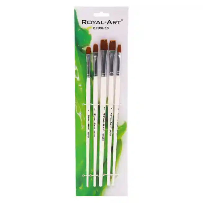 Set din 5 pensule Royal-Art, plate