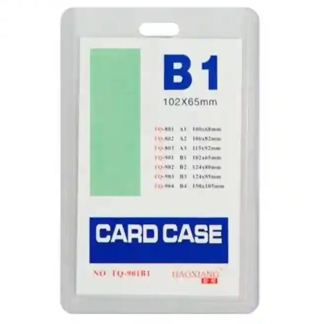 Ecuson vertical B1, 100x65 mm