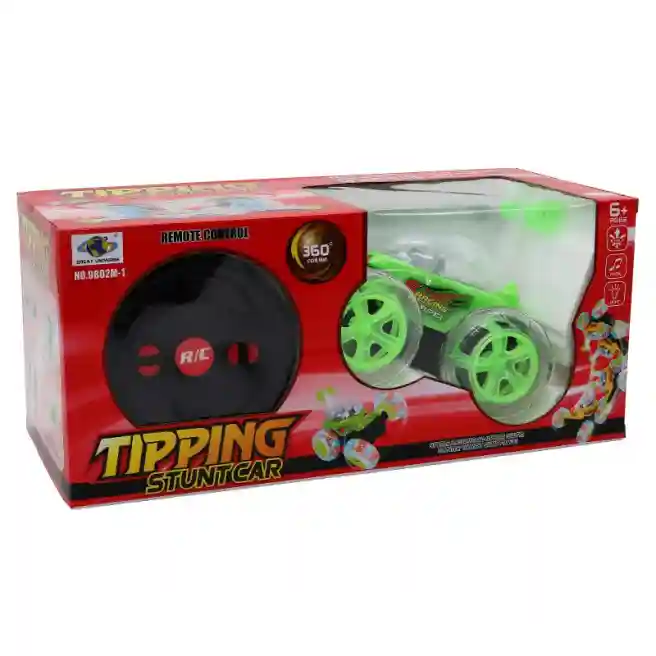 Mașină cu telecomandă "Tipping Stunt Car"(verde), cod 93302