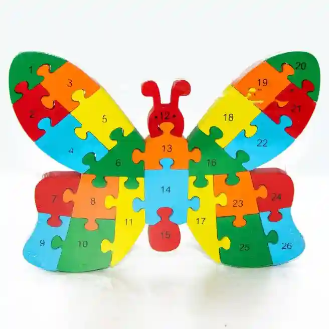 Puzzle din lemn "Fluturas", cod 02208