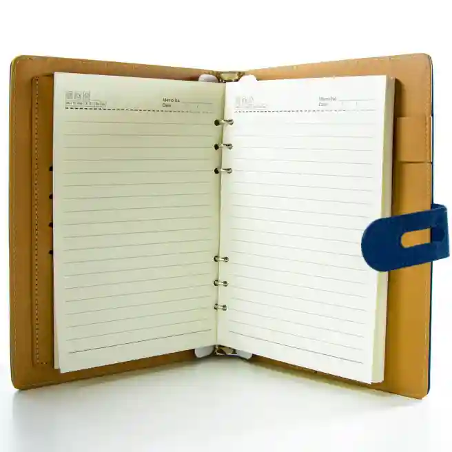 Agenda organizator cu bloc detasabil, articol 2517 ALBASTRU