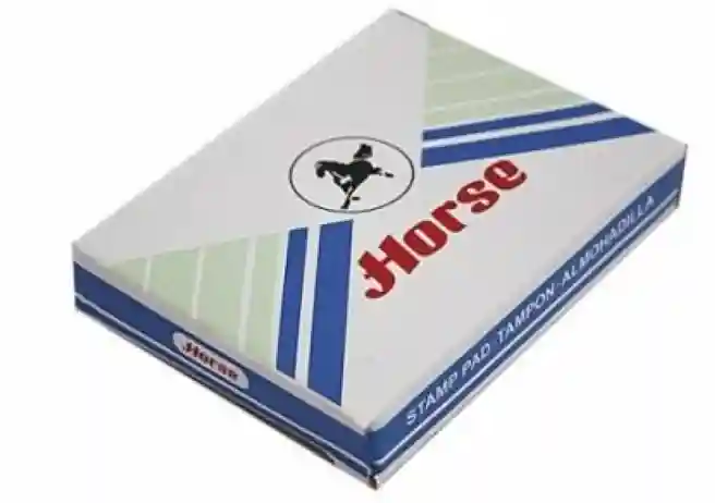 Подушка штемпельная HORSE №3, синяя