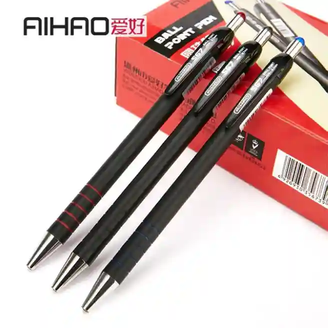 Ручка шариковая на кнопке AIHAO 567