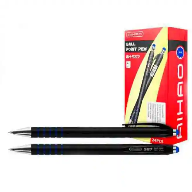 Ручка шариковая на кнопке AIHAO 567