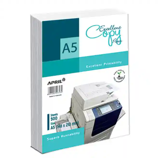 Hârtie pentru tehnica de birou Excellent Copy A5, (80 gr/m2, 500 foi) clasa C