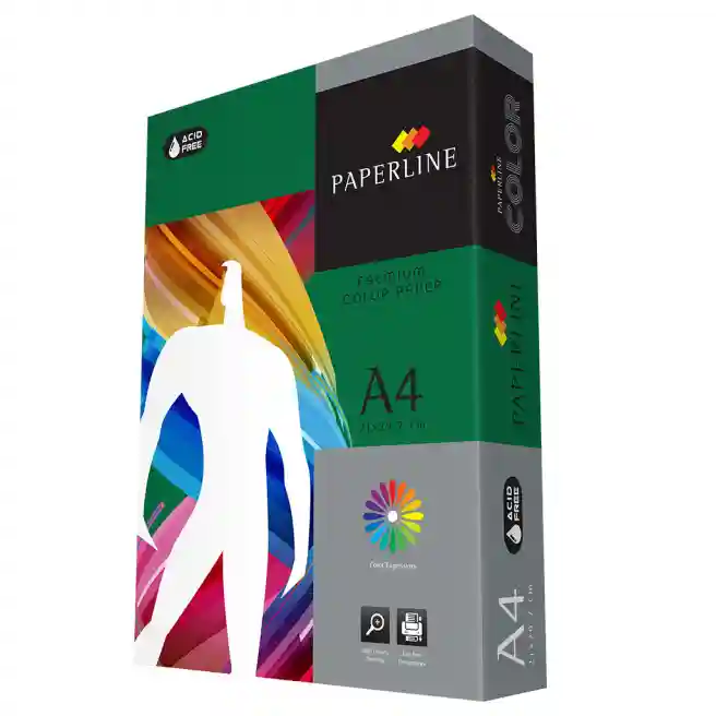 Hirtie colorata A4 Paperline nuante inchise ASPARAGUS 80gr, verde