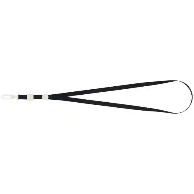 Snur pentru ecuson BUROMAX cu carabina, 10mm, negru