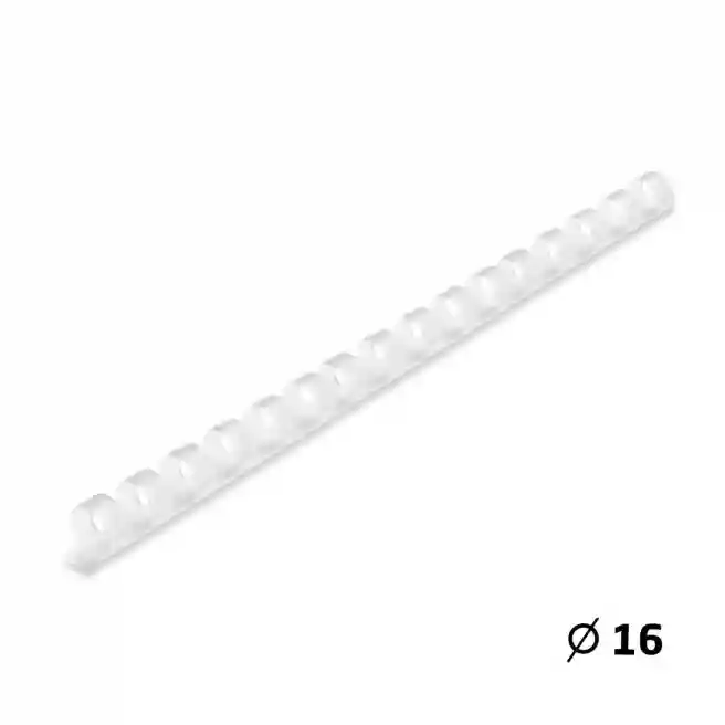 Arc din plastic OfficeLine d=16mm, alb, 100 buc.
