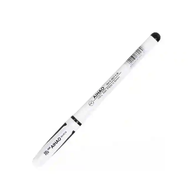 Ручка гелевая AIHAO 801A, черная